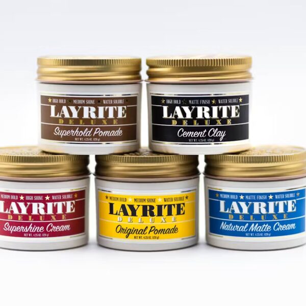 Layrite pomade - supershine cream - superhold pomade - natural matte cream - cement clay Layrite pomade - supershine cream - superhold pomade - natural matte cream - cement clay