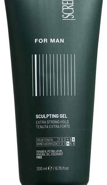 Screen for man sculpting gel