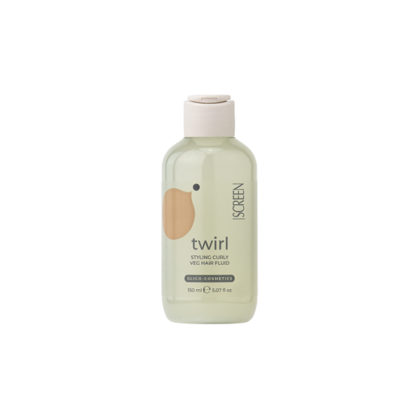 screen purest twirl styling curly veg hair fluid 150 ml